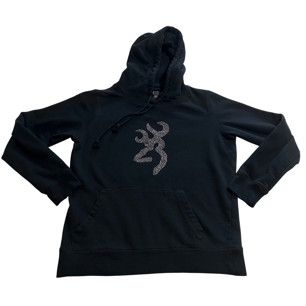 Women's Browning Buckmark Rhinestone hoodie Medium